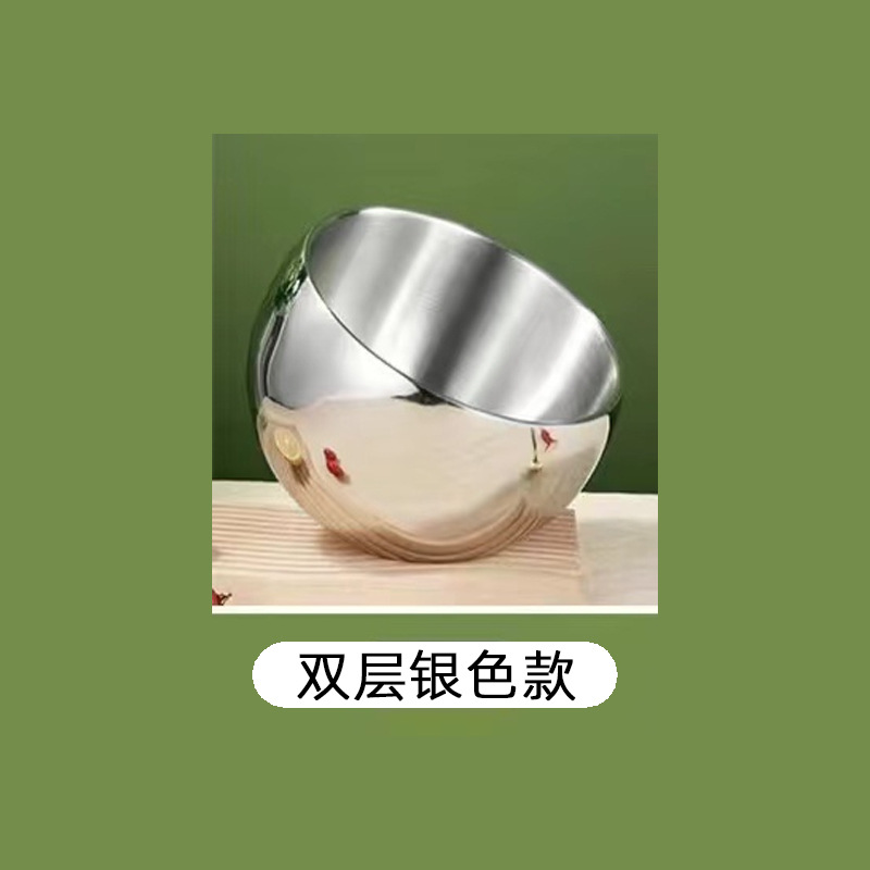 Comercial de acero inoxidable esférico inclinado condimento olla caliente tienda de salsa tazón cubiertos de mesa de lino tazón de salsa al por mayor