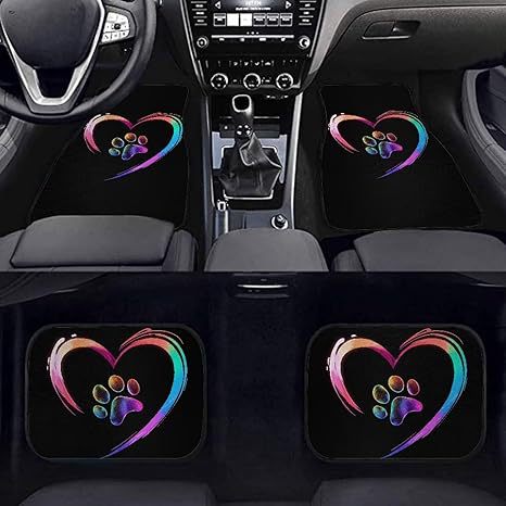 Temu Cross-Border Nordic Retro Car Floor Mats, Stain-Resistant and Wear-Resistant Four-Piece Set, Stain-Resistant Mats, Amazon Floor Mats Available for Wholesale