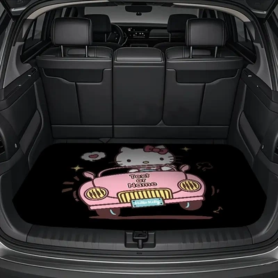 Avtomobil döşəmə paspasları — Fox Nick, Stain-Resistant, Wear-Resistant, Easy - a-trunk-mat-25-75100cm-trunk-mat