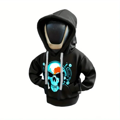 Sürətlər qutusu və əl tormozu başlıqları: Decoration Accessories Gear Dust Cover - red-forehead-skull