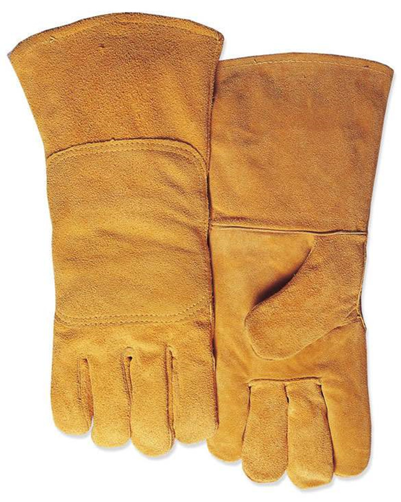 威特仕10-2118氩弧电焊手套隔热耐磨耐高温牛皮焊接防火阻燃手套