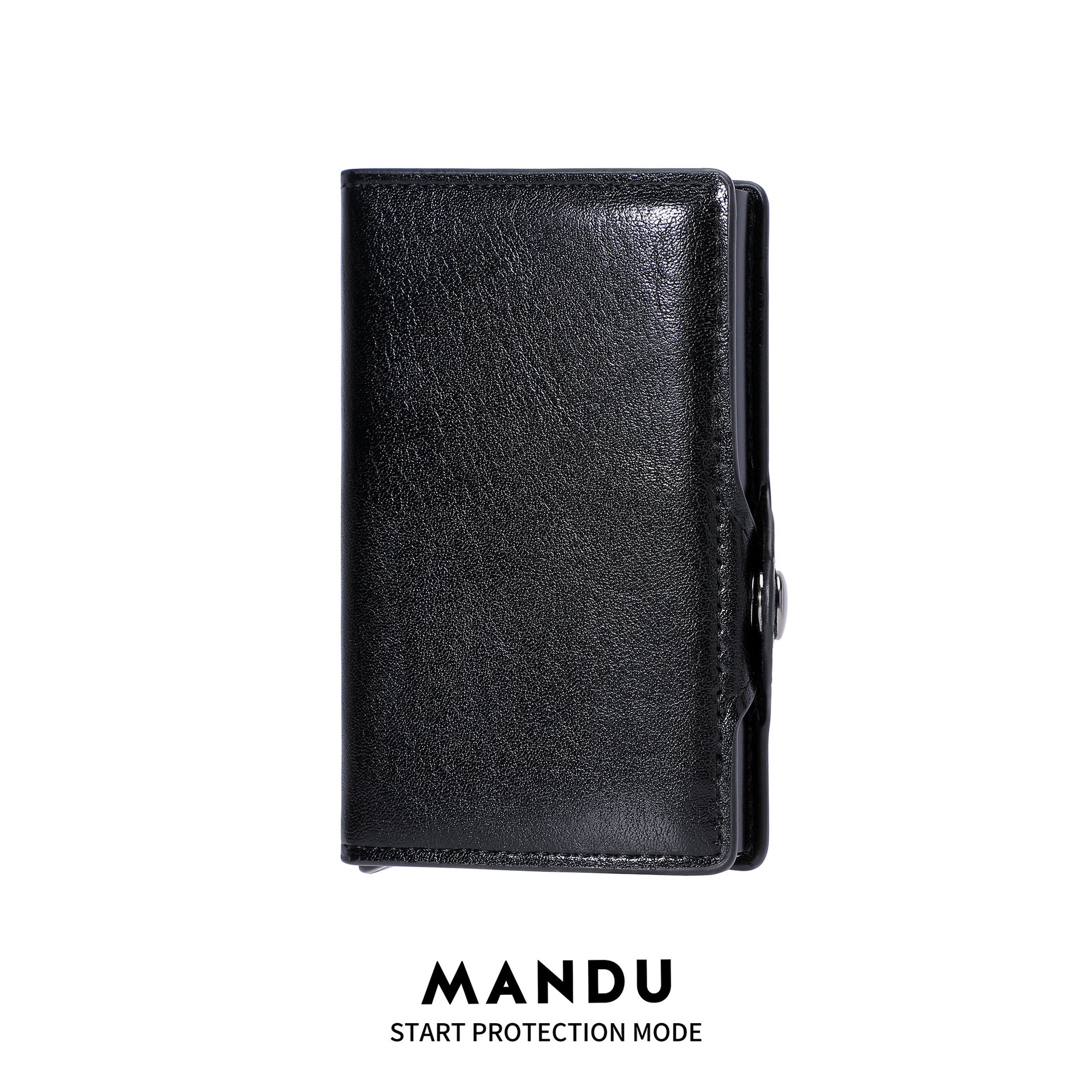 MANDU comercio exterior venta caliente Amazon RFID tarjeta de posición de tarjeta múltiple clip de dinero de cepillo antirrobo paquete de tarjeta de aleación de aluminio sentido avanzado