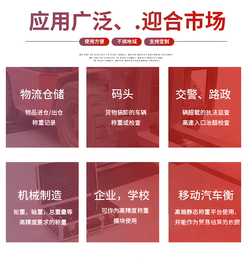 轴重仪使用场合