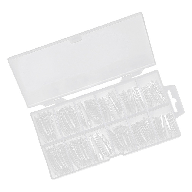 Pieza de uñas sin costuras 120 piezas transparente pegatina completa parche de uñas falso arte largo uñas estilo europeo y americano pieza de uñas