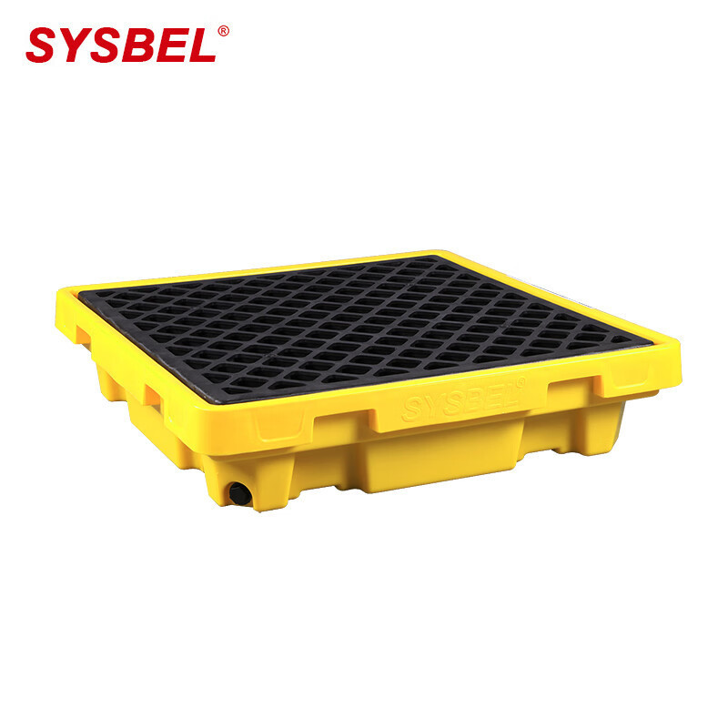 Sysbel Spp401 Polyethylene Spill Containment Platform Single Barrel Type 11Gal/42L Yellow 1 Piece Sysbel Spp401 Polyethylene Spill Containment Platform Single Barrel Type 11Gal/42L Yellow 1 Piece
