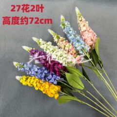工場直販、越境貿易用ロリポップ、キンギョソウ、一枝ヒヤシンス、デルフィニウム、造花、人気の越境貿易商品