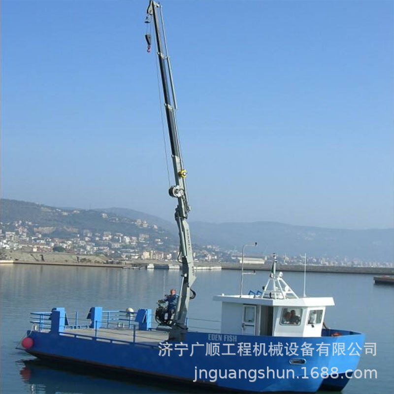 车载折臂吊起重机船吊价格 船吊起重机 3吨12吨20吨船吊厂家