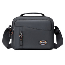 新款尼龙布单肩斜挎包地摊零钱收款包工具包耐磨透气小包简约休闲