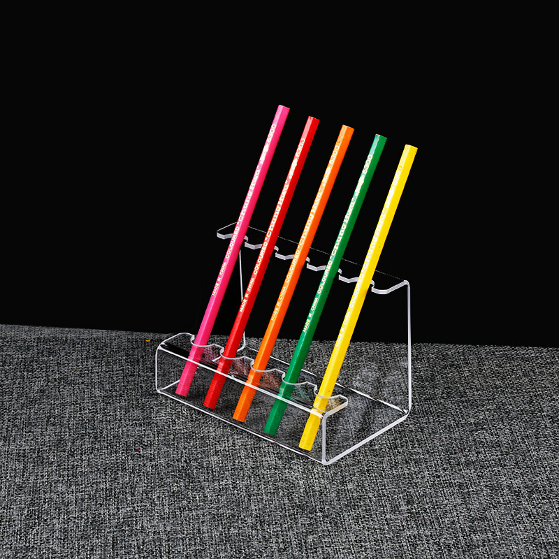Acrylic Pen Display Stand Eyebrow Pencil Ballpoint Pen Watercolor Pen Holder Multi-Functional Cosmetics Stand Eyeliner Display Stand