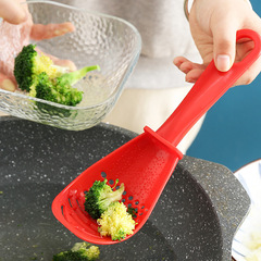 潮流多功能料理勺搗碎瀝水漏瓢 姜蒜研磨器家用壓土豆泥盛飯勺