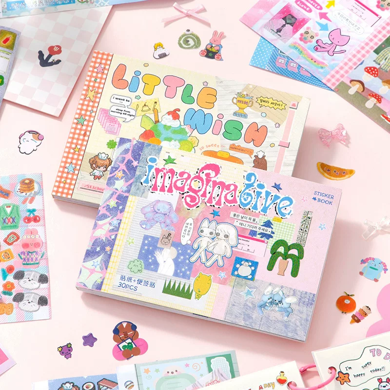 Sticker, smart toy, 5 pieces, scheduler, DIY, graffiti