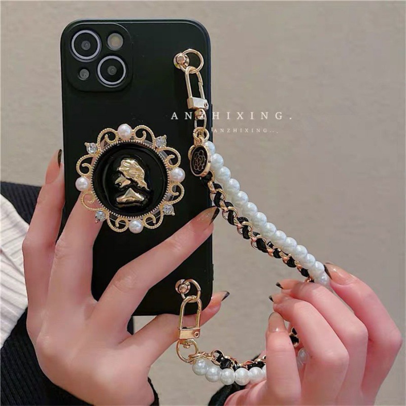 Suitable for iPhone 15 phone case, high-end feel goddess, Apple 13/12 trendy brand, XS so, 8p carrying chain, 14pro_voghion.com