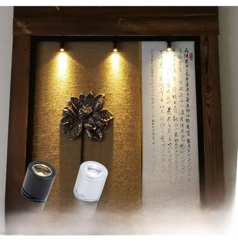 1W Mini Surface-Mounted Recessed LED Jewelry Display Cabinet Kitchen Cabinet Display Light 1-to-N Series Grid Light Fingertip Light