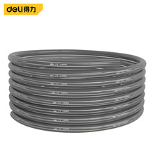 得力 PVC洗车水枪水管软管 4分浇花园艺地软管车家两用高压清洁管