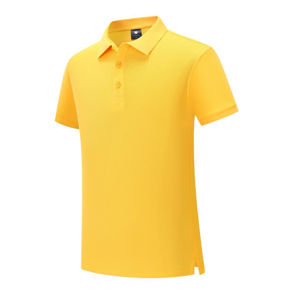 210G algodón peinado solapa polo impresión de verano personalizado camiseta publicitaria ropa de trabajo de hombres y mujeres mangas cortas