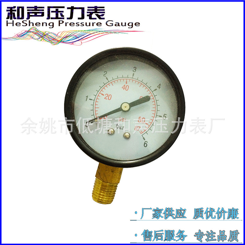 ����������ѹ��ˮѹ��Y50����160PSI����ѹ������ձ������