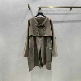 2025秋冬新品剪裁版型简约优雅 气质温柔手工双面羊绒大衣