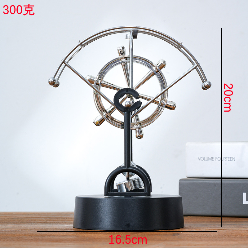 Ornamento caótico máquina de movimiento perpetuo Newton balancador billar de escritorio decoración del hogar silencioso
