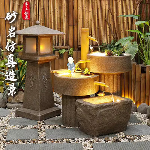 ��ʽ������ˮ��Ȫˮ���~���b��҃�ͥԺ�̨ʯ�۾��^�쾰�[������