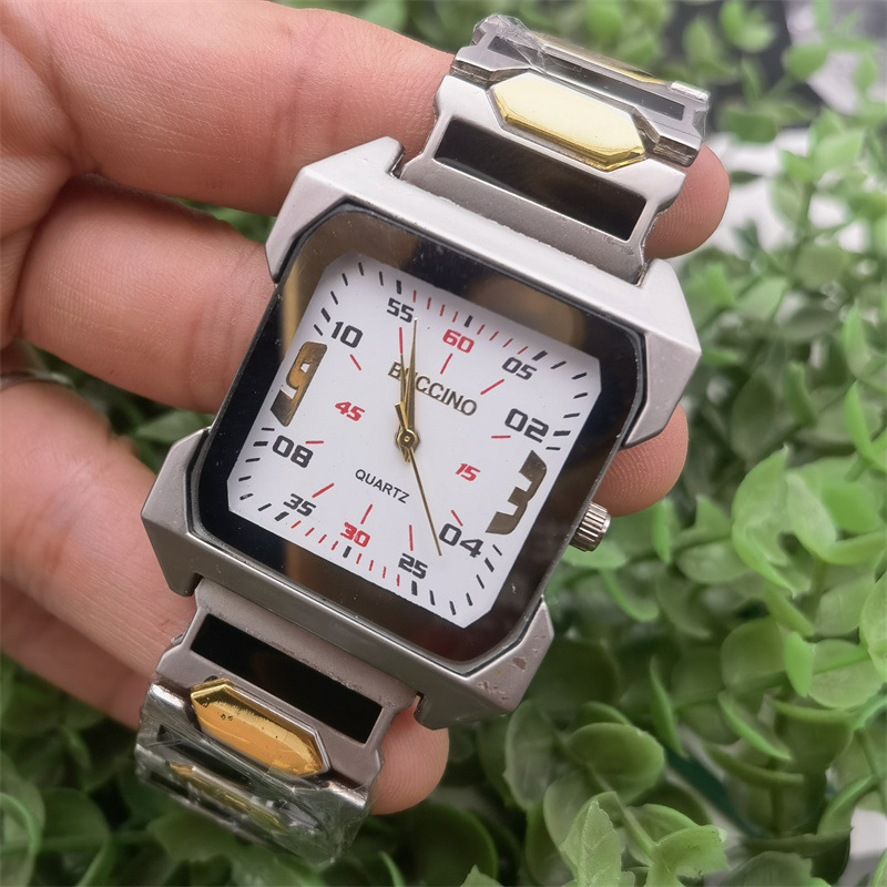Buccino Men's Classic Square Mechanical Watch Multifunctional_voghion.com
