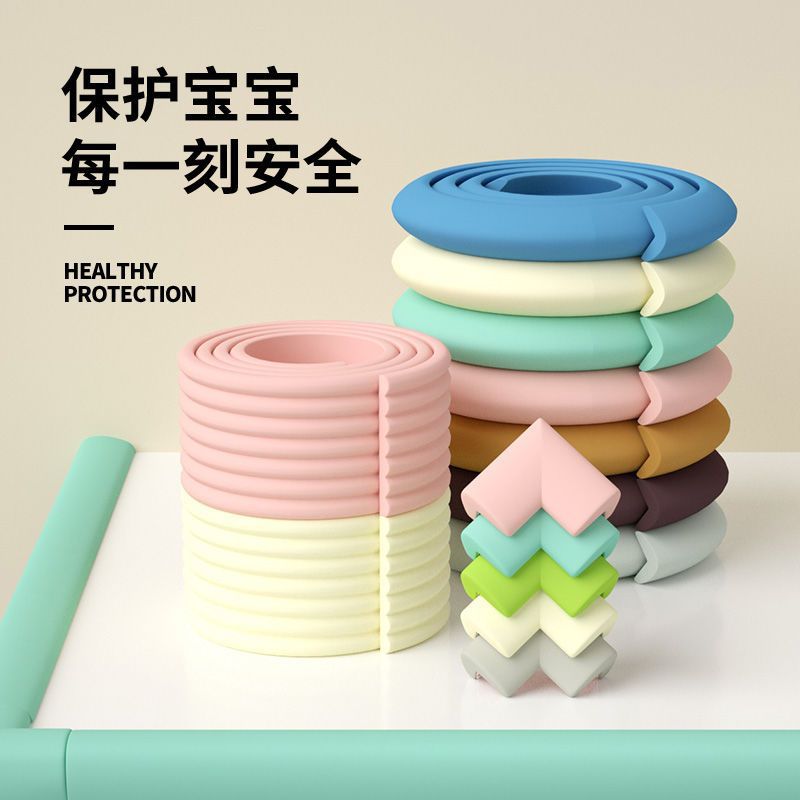 Anti-Collision Strips for Kidsren's Home Glue-Free Baby Table Corner Anti-Collision Protection Strips Wall Stickers Soft Bag Baby Table Edge