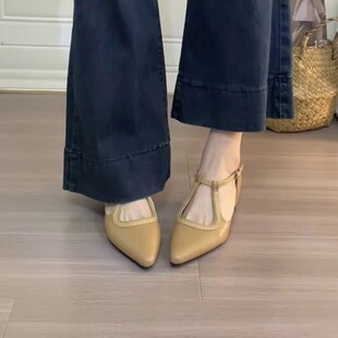 尖头单鞋女新款