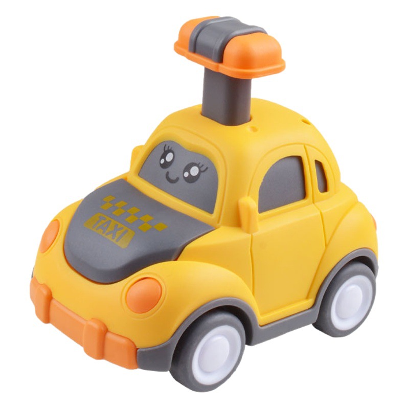 Niños prensa coche niños y niñas de dibujos animados inercia Tire hacia atrás coche de juguete kindergarten regalo del bebé puesto al por mayor