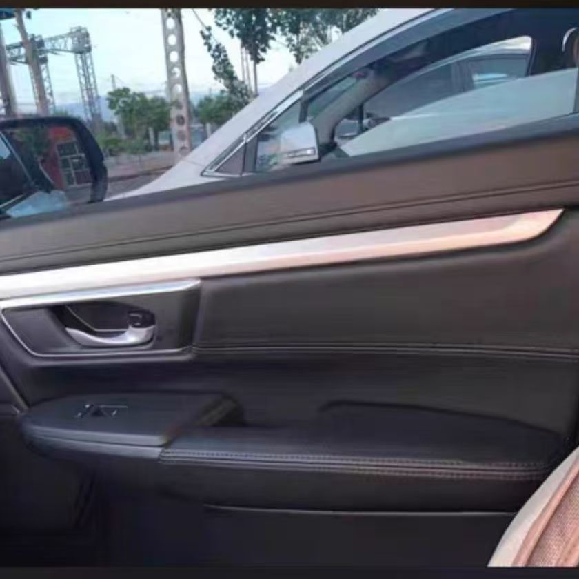 Cross-Border Applicable for 17-25 Year Old Crv Car Door Panel Armrest Cover Fabric Interior Modification Leather Door Lining Leather