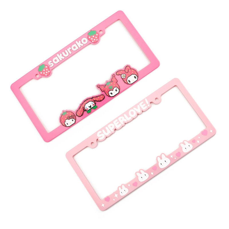 Трансграничный горячий продавать держатель номерного знака Американский Калибр ABS пластиковая рамка номерного знака держатель номерного знака внешней торговли