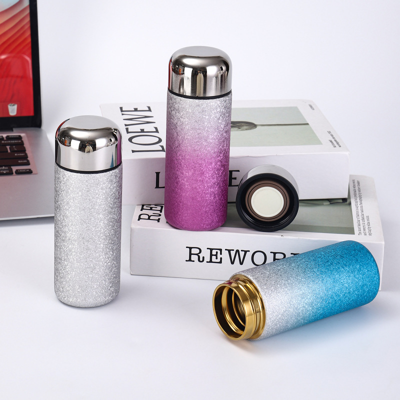 高価値ミニチタンコーティングポケット断熱カップ、軽くて高級なビジネスギフトチタンカップ、小容量のポータブル健康ティーカップ|undefined