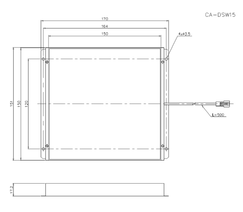 基恩士KEYENCE  白色背光光源  CA-DSW15