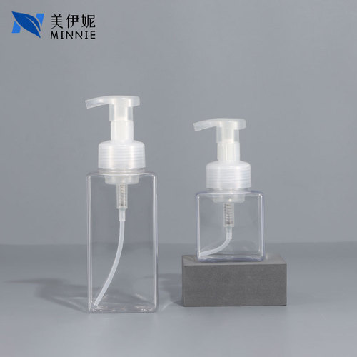250/500ML Facial Cleanser Mousse Foaming Bottle PET Transparent Foam Bottle No-Rinse Disinfection Hand Sanitizer Empty Bottle
