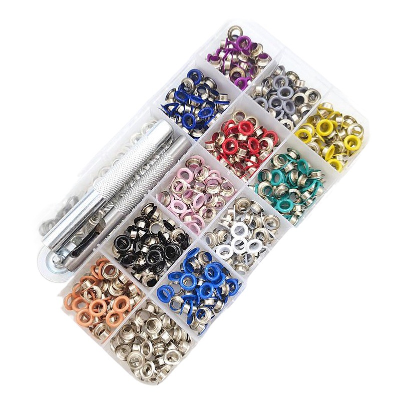 Fábrica directa 5mm6mm color traje agujero de aire herramienta de metal pintura en aerosol zapatos ojal hebilla ojo hebilla traje