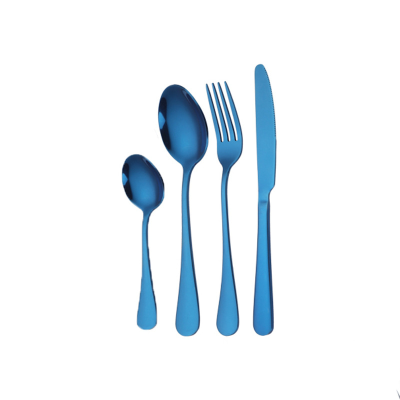 cubiertos de acero inoxidable cuchillo de filete tenedor cuchara set de tres piezas serie 1010 set de cubiertos de comida occidental casero comer cubiertos de filete