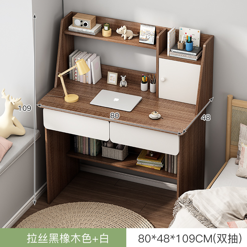 Escritorio de la computadora escritorio del hogar Escritorio de oficina con cajón simple chica moderna dormitorio estudiante Escritorio de escritura y aprendizaje