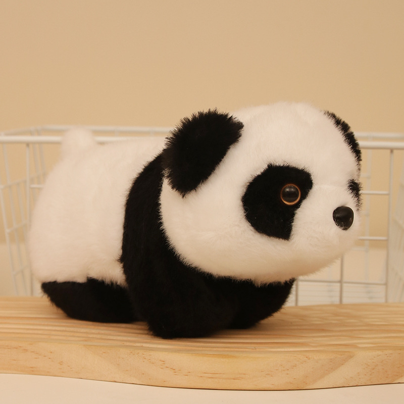 Panda de dibujos animados, muñecos de círculo, muñecos para niños, juguetes de peluche, palmaditas, regalos, recuerdos de viaje de Chengdu