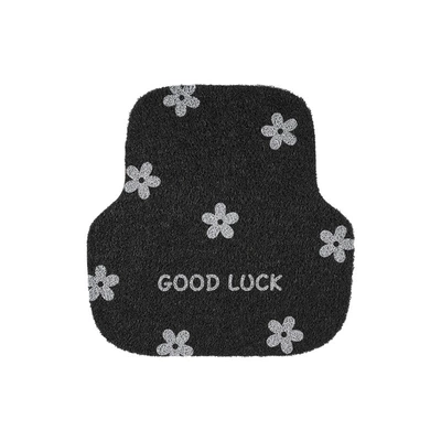 Rain car floor mats, cute design: Universal Foot Pad - flower-shaped-footrests