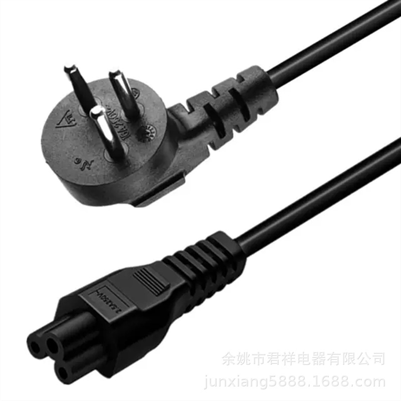 以色列3芯16A插头带品字尾/米老鼠电源线 3芯16A插头连接器