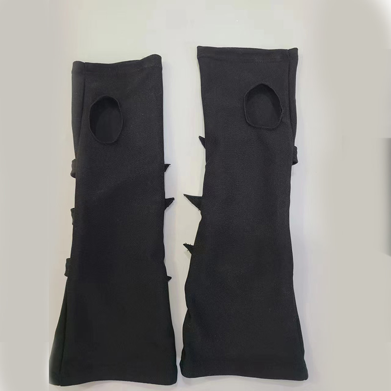 Halloween guantes de fantasma de uñas largas hollowen cosplay espectáculo largo espectáculo ropa de props garras X20