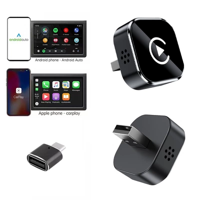 Simsiz CarPlay və Android Auto Vehicle Interconnection Box for Android - k27-black-adapter