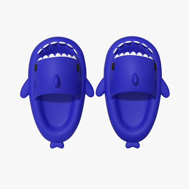 Sandalias para niños de tiburón transfronterizo sandalias niños 2023 de verano nuevos niños EVA Luz de mierda sensación casa zapatillas niñas