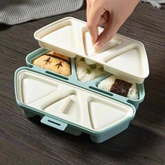 日式三角六合一磨具饭团便携野外郊游寿司便当盒野餐饭盒DIY工具