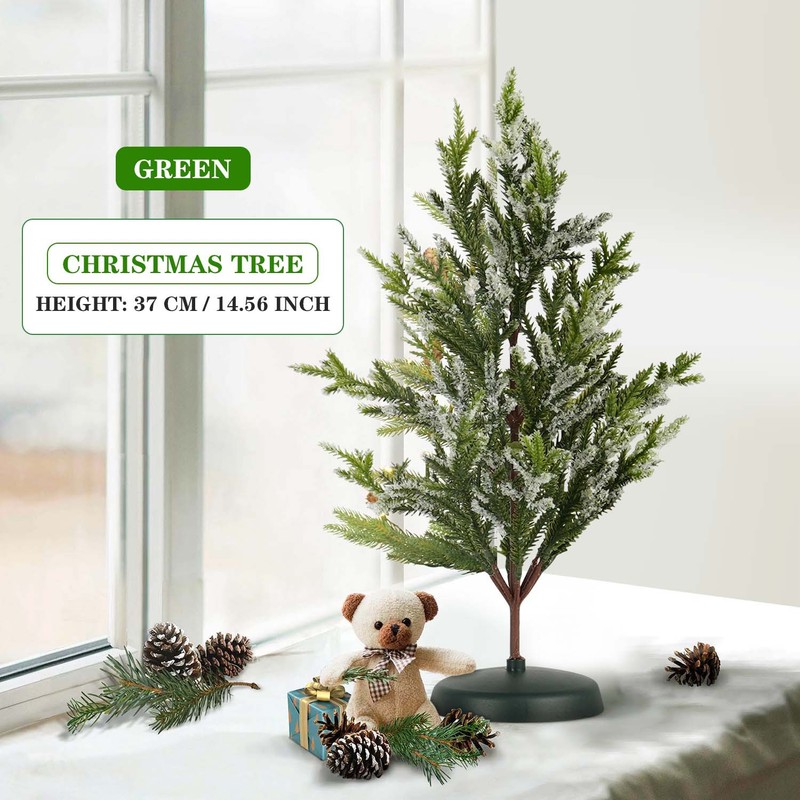Christmas Tree亚马逊跨境现货批发圣诞装饰品落地摆件植雪圣诞树|undefined