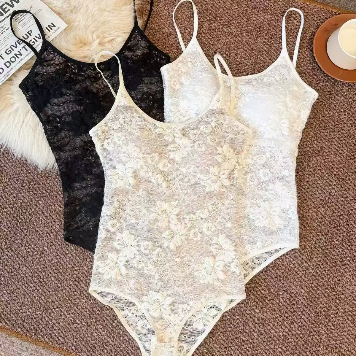 Стильный топ с открытой спиной и воротником в стиле Pure Lust, сексуальный кружевной топ для женщин