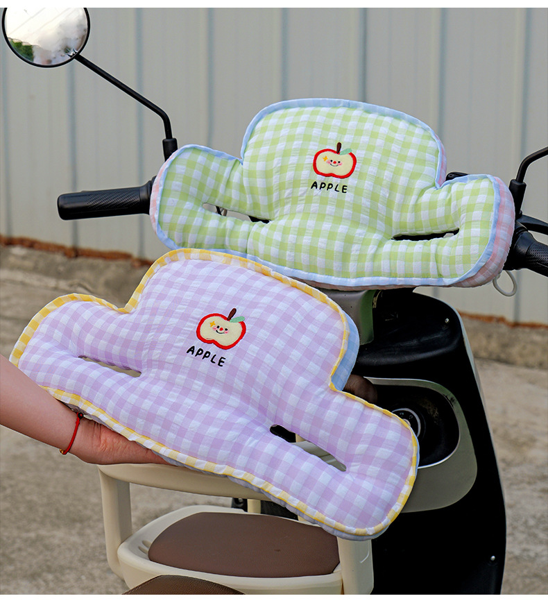 Electric Vehicle Safety Seat Thickened Anti-Collision Pad Child Head Protection Electric Vehicle Head Pad Infant Headrest Protection Artifact