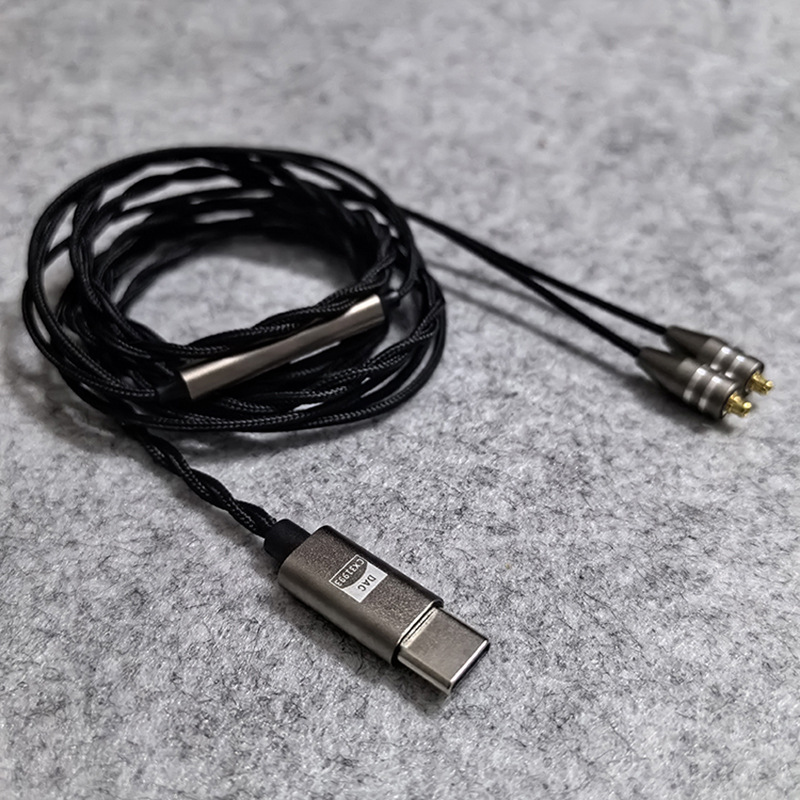 Mmcx Headphone Cable with Maxim Cx31993 Decoding Chip Typec Interface Diyhifi Sound Quality