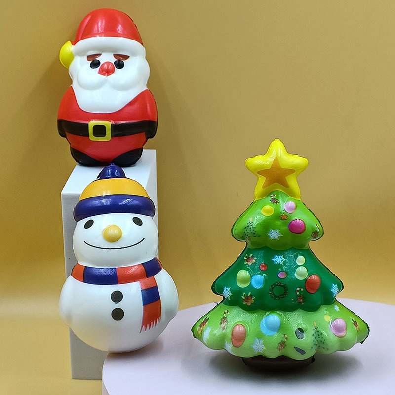 クロスボーダー PU スローリバウンド減圧クリスマスヘラジカ人形指圧力発泡ボール減圧クリスマスギフトおもちゃ|undefined