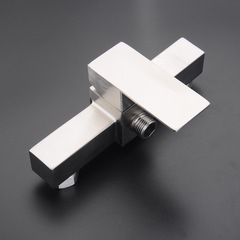 Guangdong Kaiping manufacturer 304 stainless steel shower hot and cold faucet shower faucet mixing valve concealed square