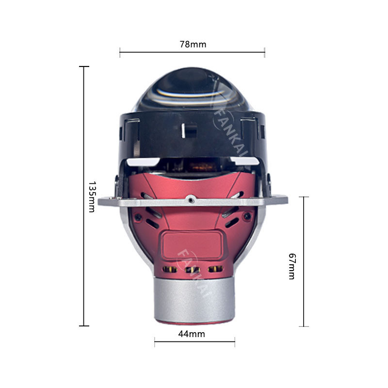 Nuevo caliente-venta inteligente seguimiento Faro de dirección coche modificado LED lente de doble luz lejos y cerca de dirección aplicable Auxiliar