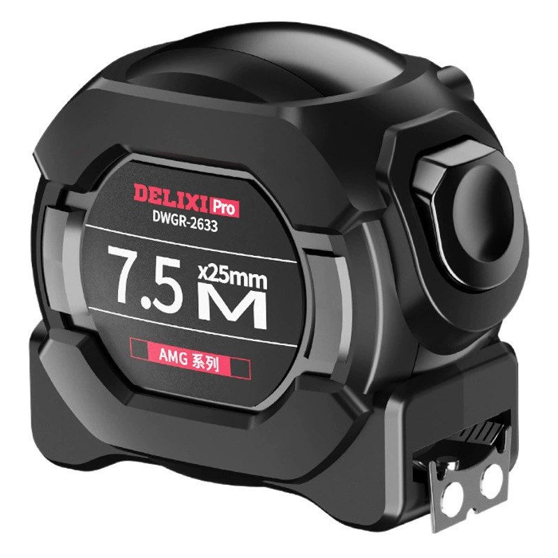 Рулетка с покрытием Delixi 5 метров сверхпрочная стальная рулетка 7 метров сильная Магнитная рулетка первоклассная точность к порезам ручная рулетка оригинальные товары рулетка
